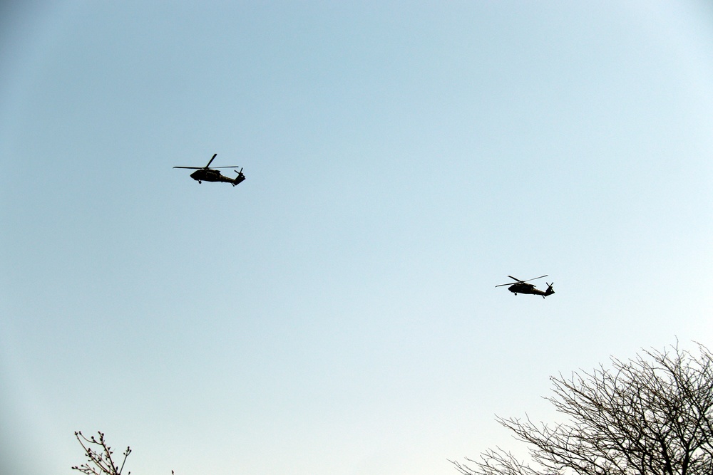 Wisconsin National Guard UH-60 Black Hawk crews hold May 2023 training at Fort McCoy