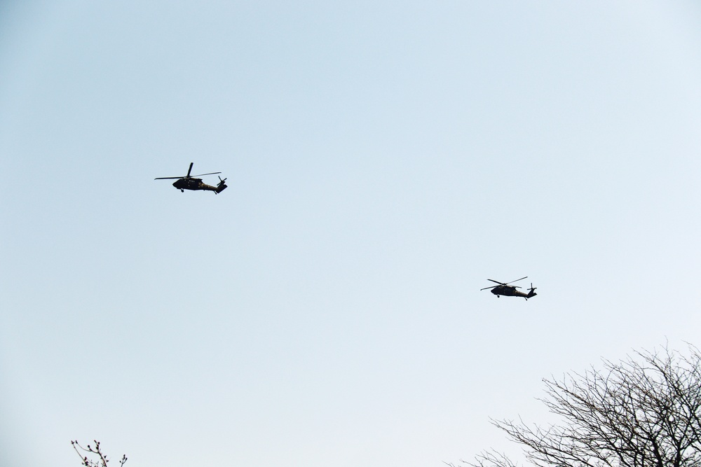 Wisconsin National Guard UH-60 Black Hawk crews hold May 2023 training at Fort McCoy