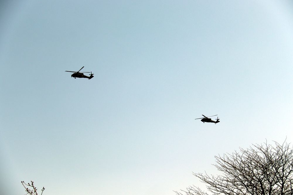 Wisconsin National Guard UH-60 Black Hawk crews hold May 2023 training at Fort McCoy