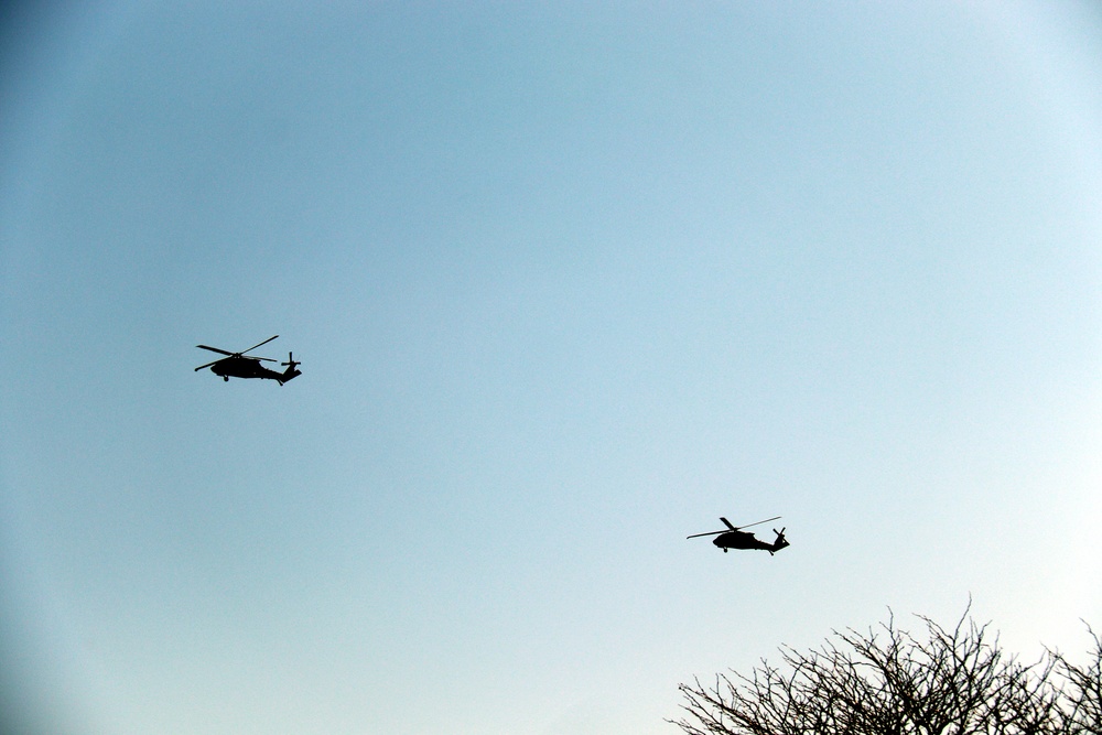 Wisconsin National Guard UH-60 Black Hawk crews hold May 2023 training at Fort McCoy