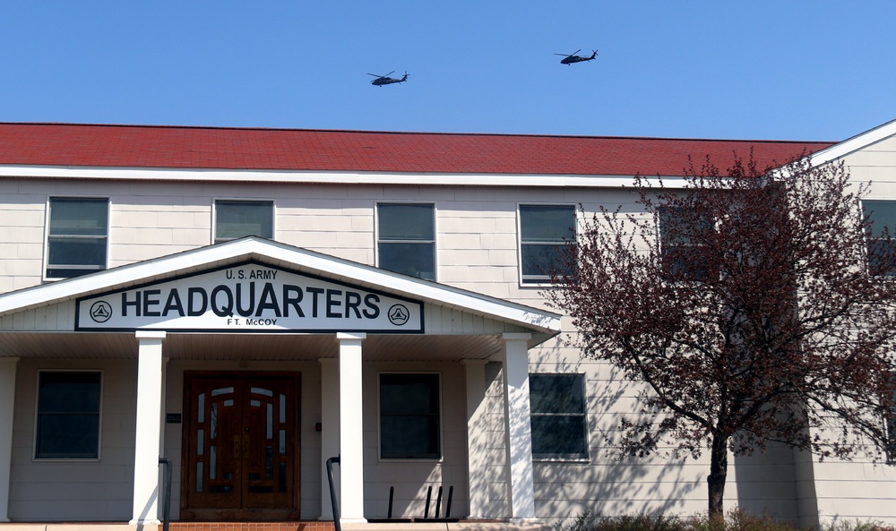 Wisconsin National Guard UH-60 Black Hawk crews hold May 2023 training at Fort McCoy