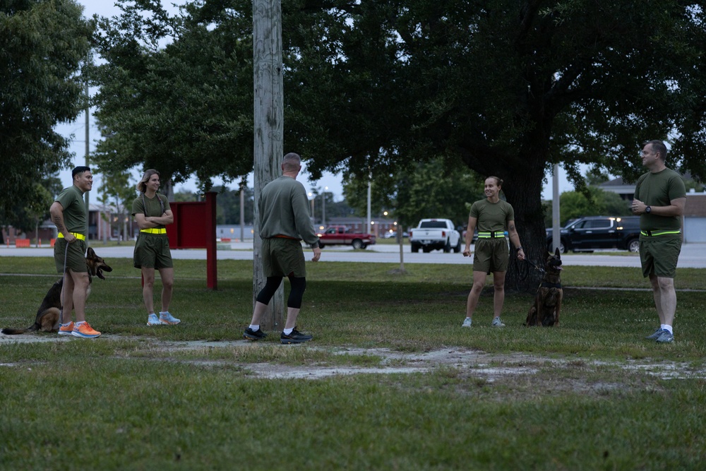 MCIEAST-MCB Camp Lejeune H&amp;S Battalion Motto Run