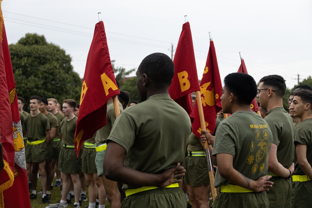 MCIEAST-MCB Camp Lejeune H&amp;S Battalion Motto Run