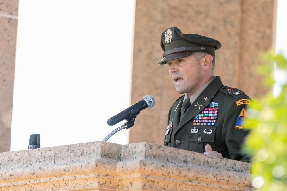 ‘Sacrifice secure:’ Team Bliss, VA, Borderland remember together during Memorial Day ceremony