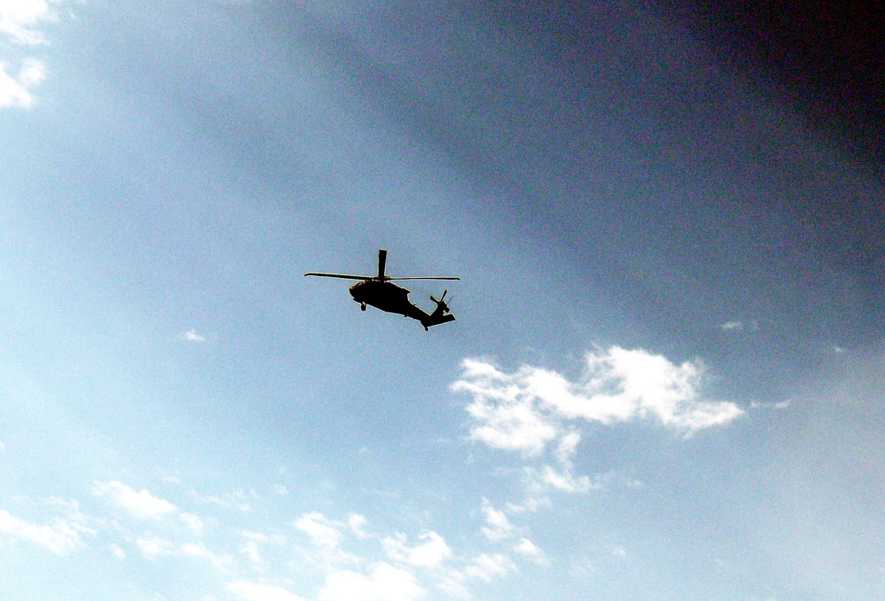 Wisconsin National Guard UH-60 Black Hawk crews hold May 2023 training at Fort McCoy