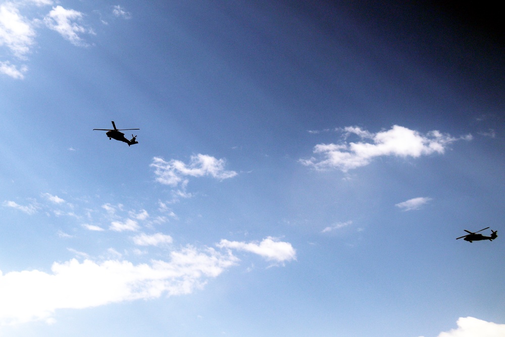 Wisconsin National Guard UH-60 Black Hawk crews hold May 2023 training at Fort McCoy