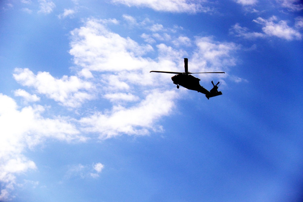 Wisconsin National Guard UH-60 Black Hawk crews hold May 2023 training at Fort McCoy