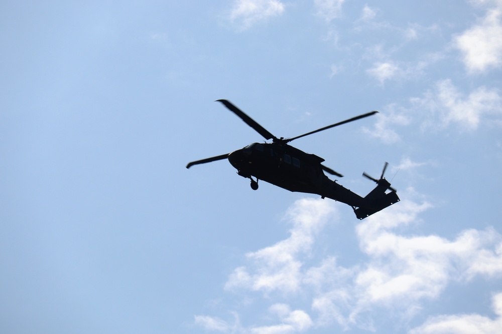 Wisconsin National Guard UH-60 Black Hawk crews hold May 2023 training at Fort McCoy