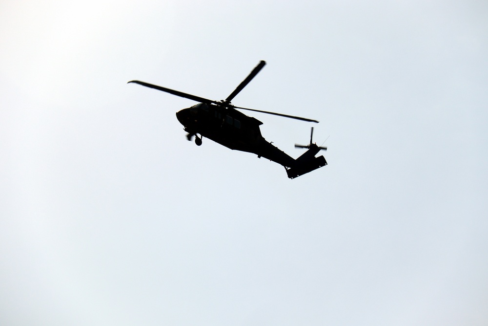 Wisconsin National Guard UH-60 Black Hawk crews hold May 2023 training at Fort McCoy