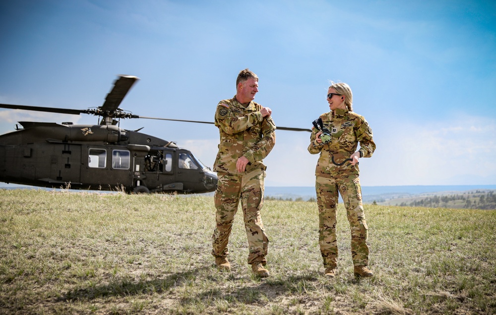 Iowa aviation Soldiers train at Camp Guernsey