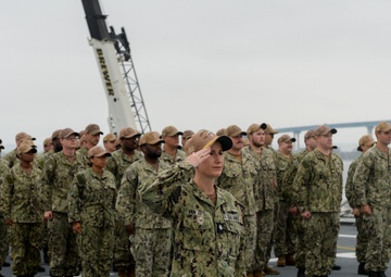USS Savannah (LCS 28) Conducts Initial Exchange of Command