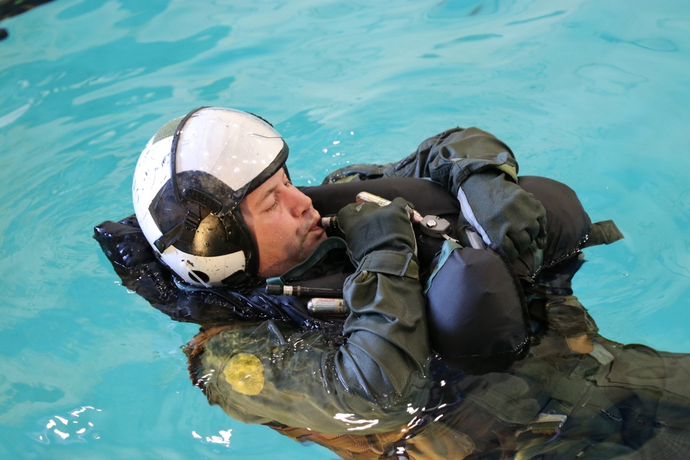 NAS Lemoore ASTC teaches water survival skills