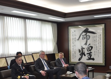 USS Shoup Departs Sendai, Japan