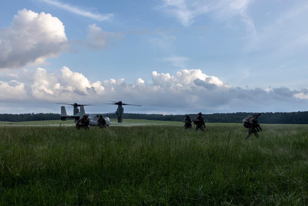 At Least It's Not Raining: Maritime Special Purpose Force Marines Conduct Night Movement During Storm