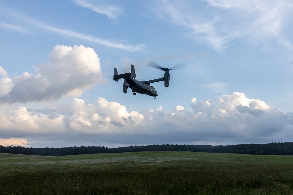 At Least It's Not Raining: Maritime Special Purpose Force Marines Conduct Night Movement During Storm