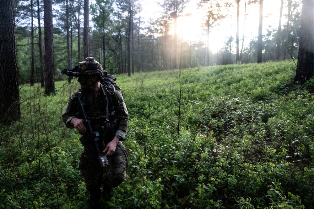 At Least It's Not Raining: Maritime Special Purpose Force Marines Conduct Night Movement During Storm