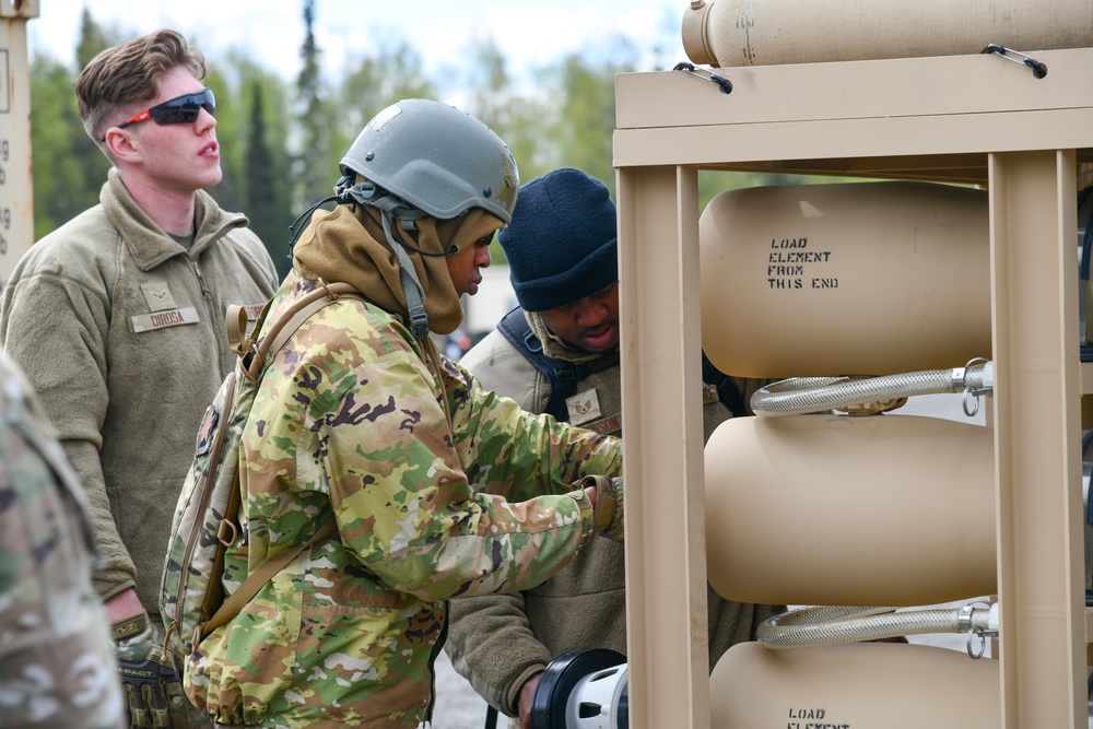 177th Fighter Wing Leads 108th Wing and 111th Attack Wing During Scruffy Devil Exercise in Alaska