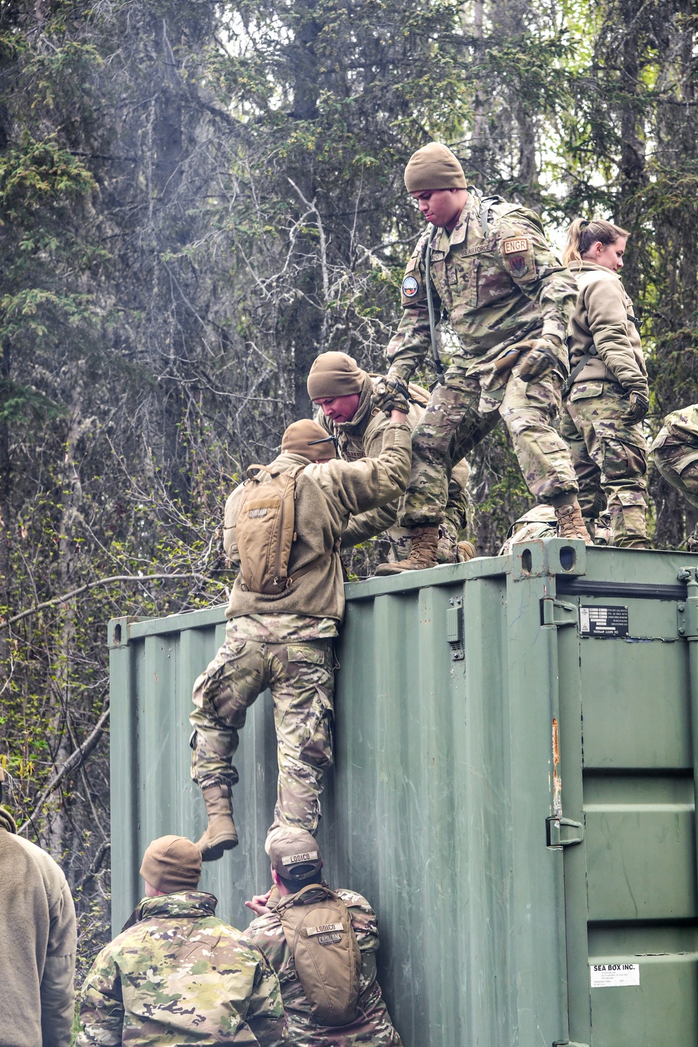 177th Fighter Wing Leads 108th Wing and 111th Attack Wing During Scruffy Devil Exercise in Alaska