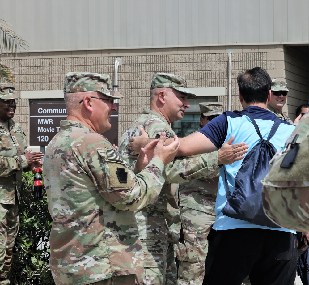 Kuwait Special Olympics team visits Camp Arifjan, May 2023