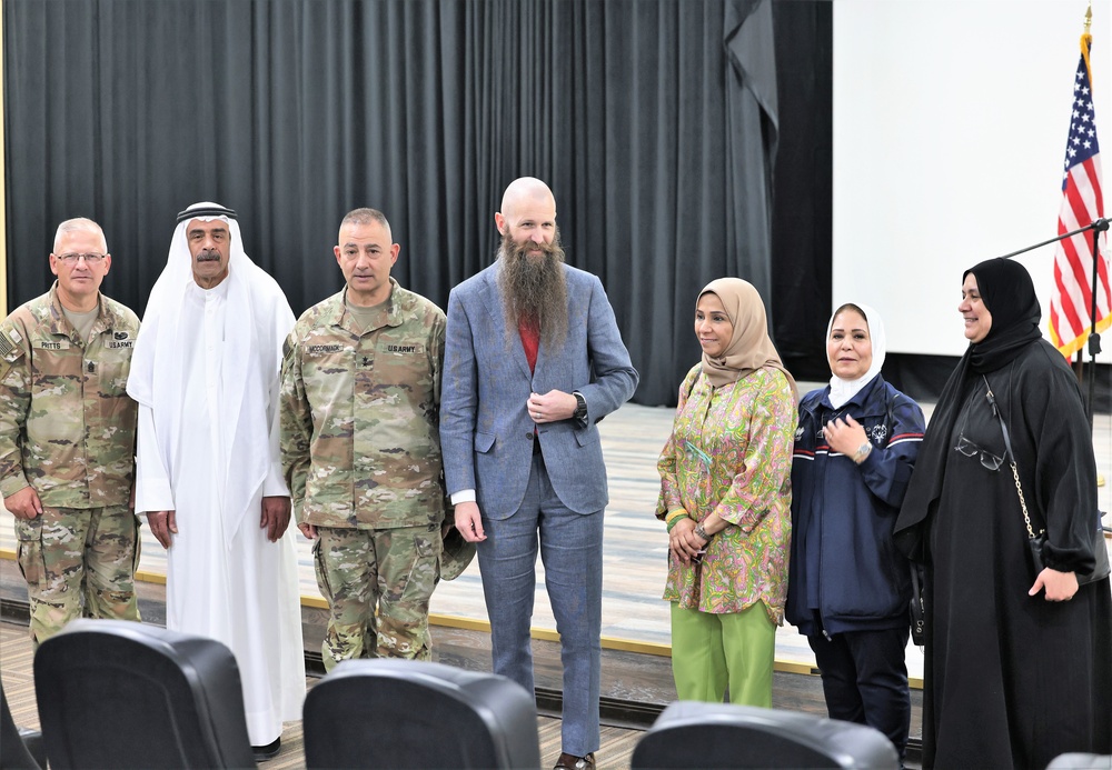 Kuwait Special Olympics team visits Camp Arifjan, May 2023