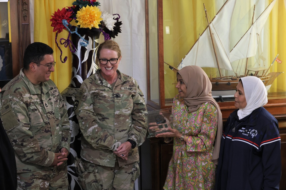 Kuwait Special Olympics team visits Camp Arifjan, May 2023