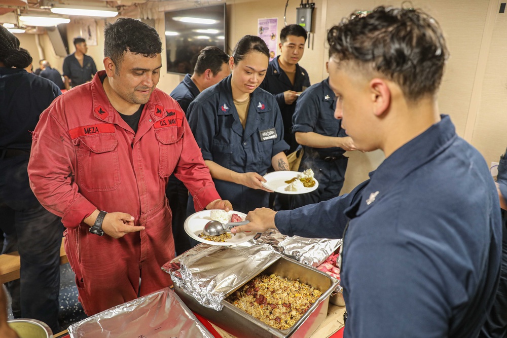 USS Carter Hall Conducts AAPI Observance