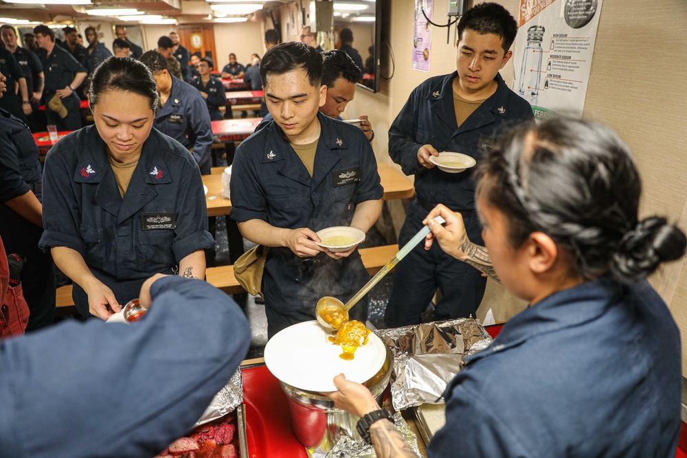 USS Carter Hall Conducts AAPI Observance