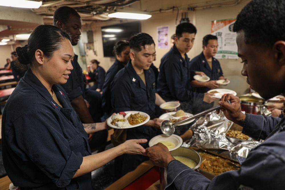 USS Carter Hall Conducts AAPI Observance