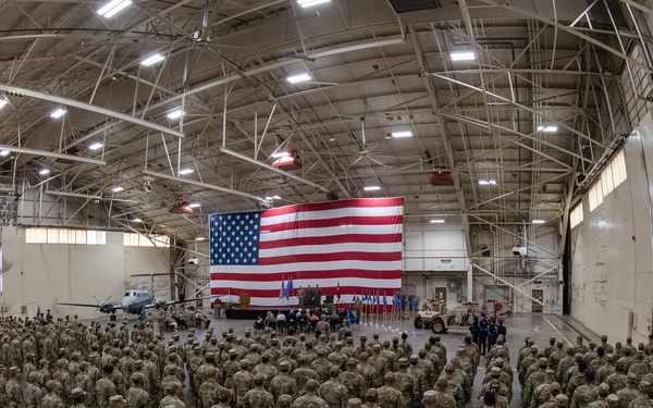137th SOW Airmen unite for wing change of command