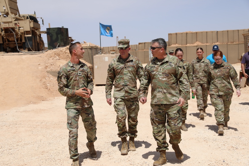 OKNG senior leadership visits deployed unit