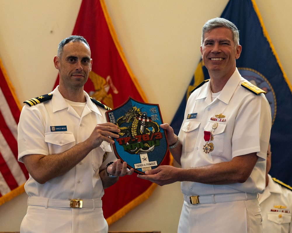 Task Force 76/3 Change of Command Ceremony, June 9, 2023