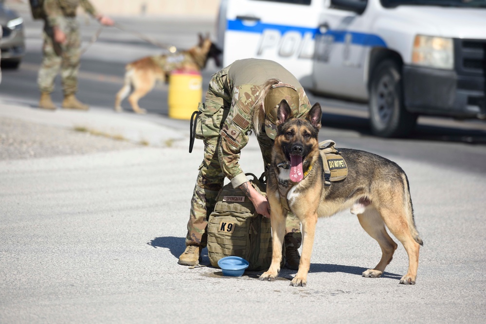 Security Forces Police Week; Showing what they're made of