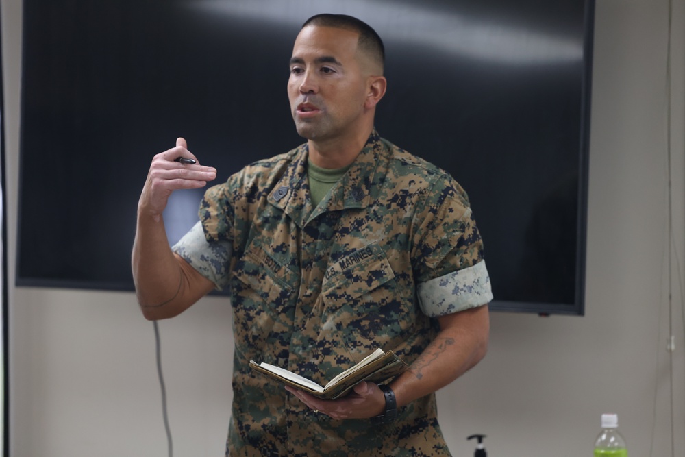 Marine Corps Base Camp Blaz hosts town hall following Typhoon Mawar