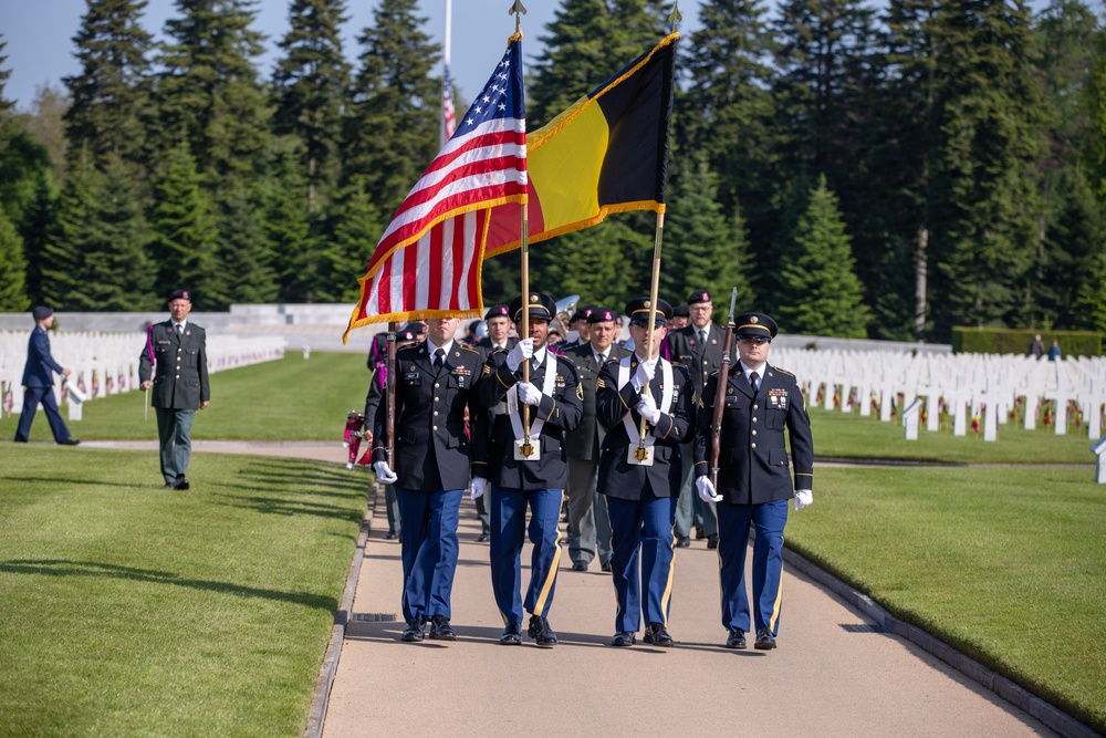 The American Battle Monuments Commission commemorates Memorial Day at the Ardennes American Cemetery