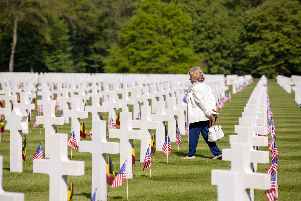 The American Battle Monuments Commission commemorates Memorial Day at the Ardennes American Cemetery