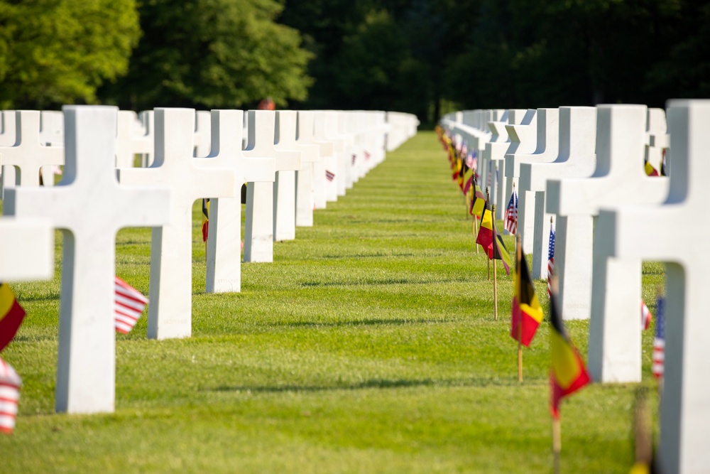 The American Battle Monuments Commission commemorates Memorial Day at the Ardennes American Cemetery