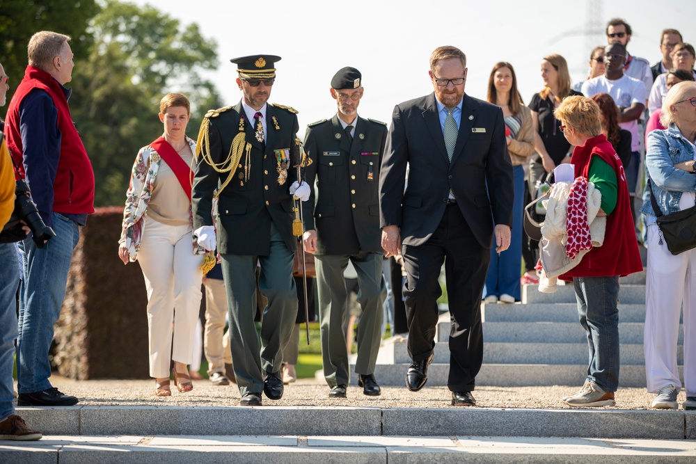 The American Battle Monuments Commission commemorates Memorial Day at the Ardennes American Cemetery