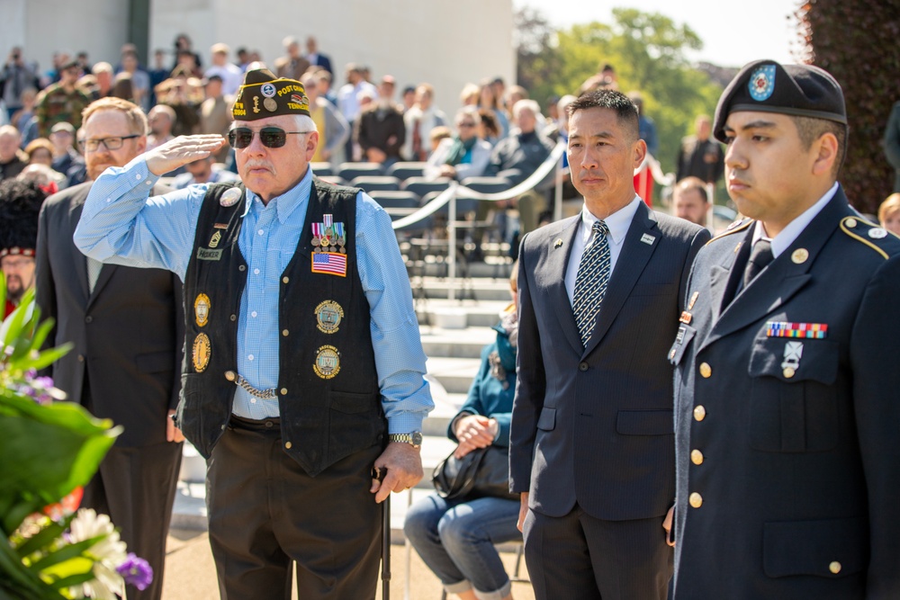 The American Battle Monuments Commission commemorates Memorial Day at the Ardennes American Cemetery