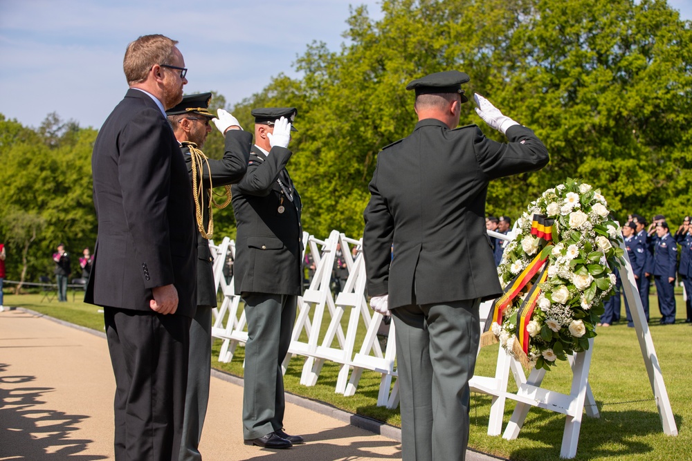 The American Battle Monuments Commission commemorates Memorial Day at the Ardennes American Cemetery