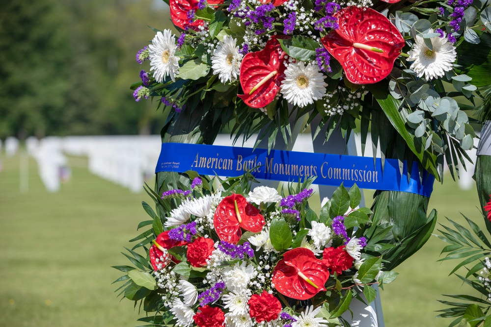 The American Battle Monuments Commission commemorates Memorial Day at the Ardennes American Cemetery