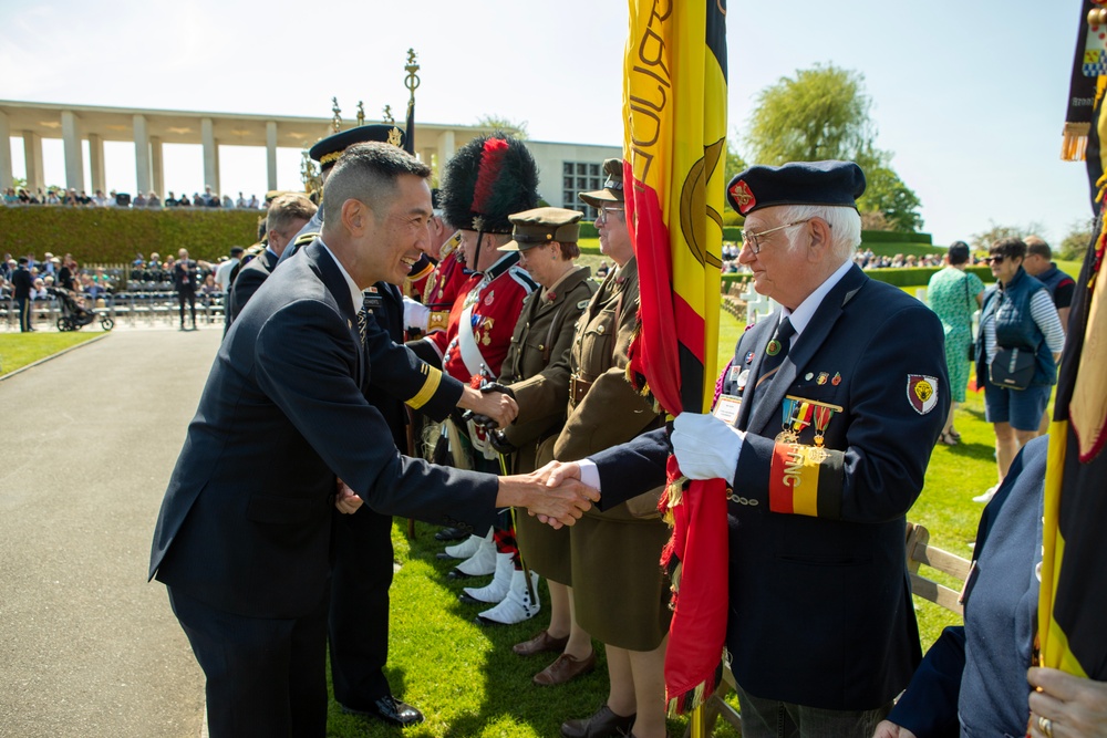 The American Battle Monuments Commission commemorates Memorial Day at the Henri-Chapelle American Cemetery