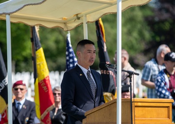 The American Battle Monuments Commission commemorates Memorial Day at the Henri-Chapelle American Cemetery