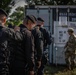 NATO military police forces train with U.S. military police by searching mock detention cells