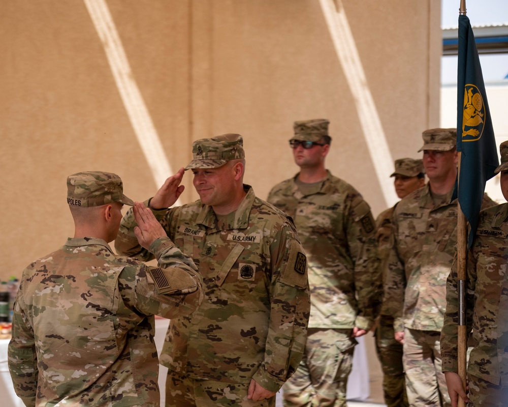 13th Missile Defense Battery Change of Command Ceremony