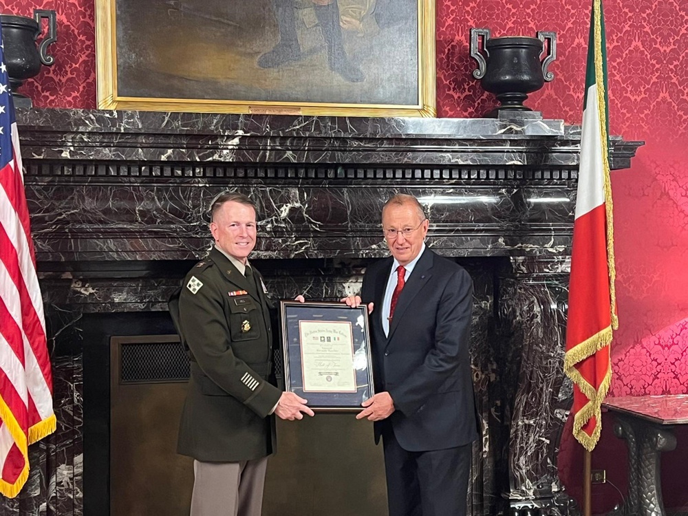 Retired Gen. Riccardo Marchiò Inducted into the U.S. Army War College’s Hall of Fame