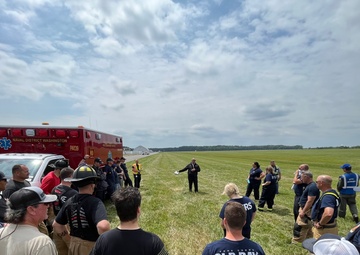 Pax River Emergency Services Test Inter-Agency Operations with Aircraft Mishap Drill