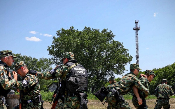 Bulgarian Military Police Service VIP Escort Training