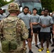 Cincinnati Bengals Shoots with the 373rd Quartermaster Battalion