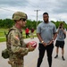 Cincinnati Bengals Shoots with the 373rd Quartermaster Battalion