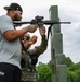 Cincinnati Bengals Shoots M4 Rifles with the 373rd Quartermaster Battalion